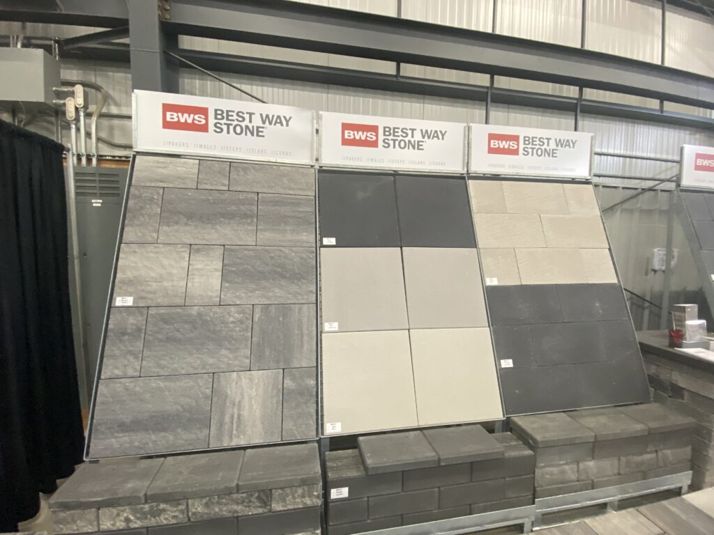 Concrete tiles produced by Best Way Stone in Canada.